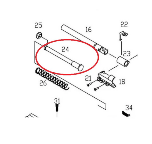 KJ G Series Recoil Guide Rod