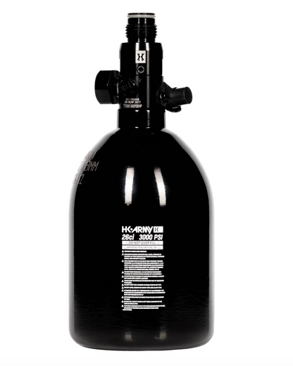 HK Army 26ci / 3000psi Aluminum Tank w/Regulator - "Stubby" - BLK