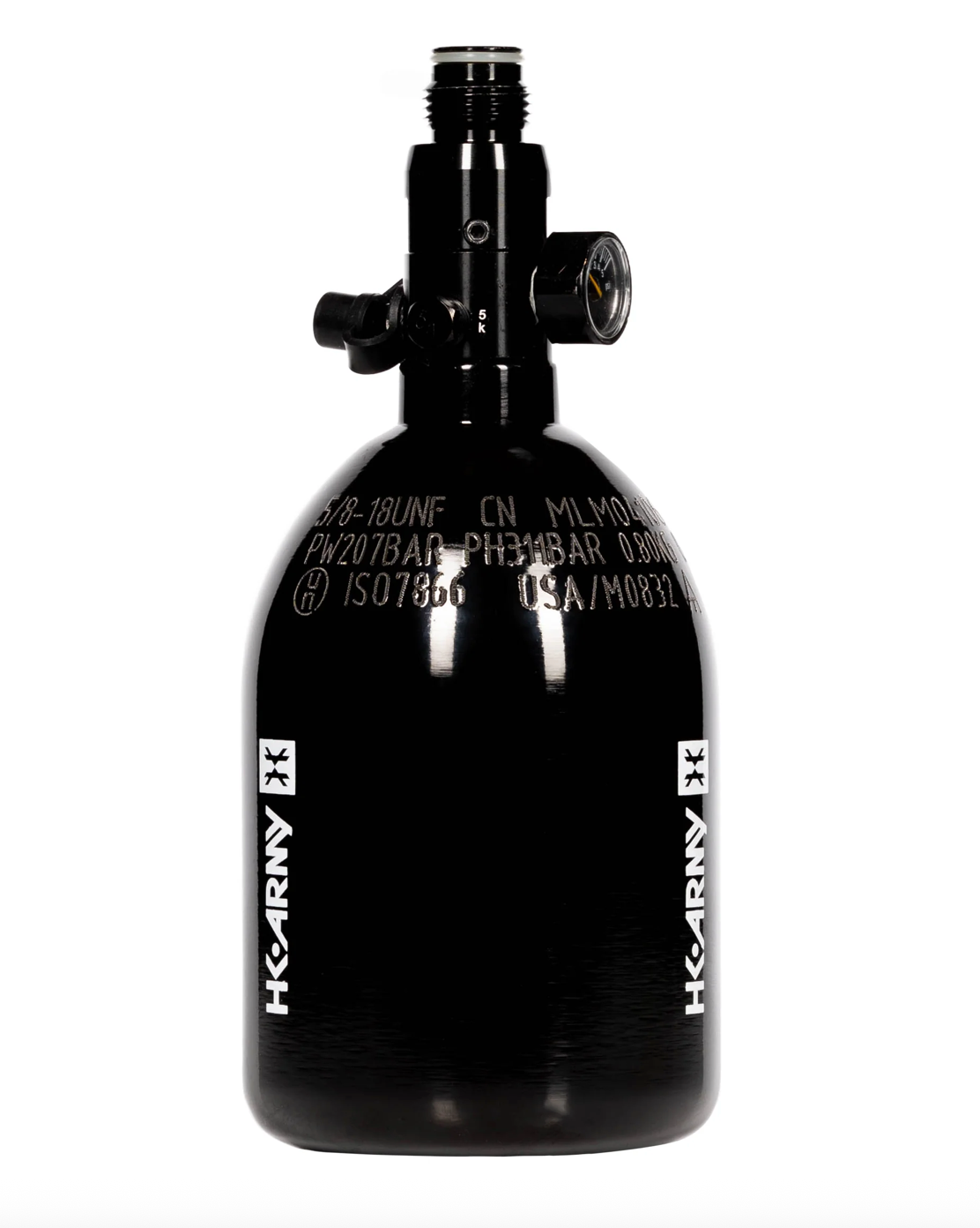 HK Army 26ci / 3000psi Aluminum Tank w/Regulator - "Stubby" - BLK
