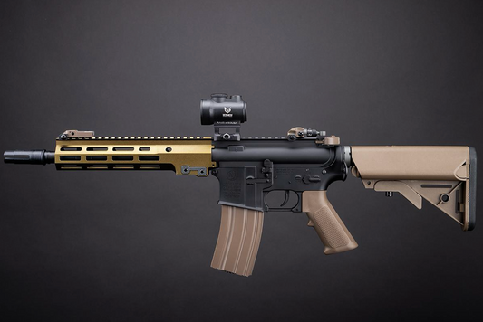 Cybergun x Colt MK16 9.5" w/ E-Shooter Mosfet - AEG - TAN
