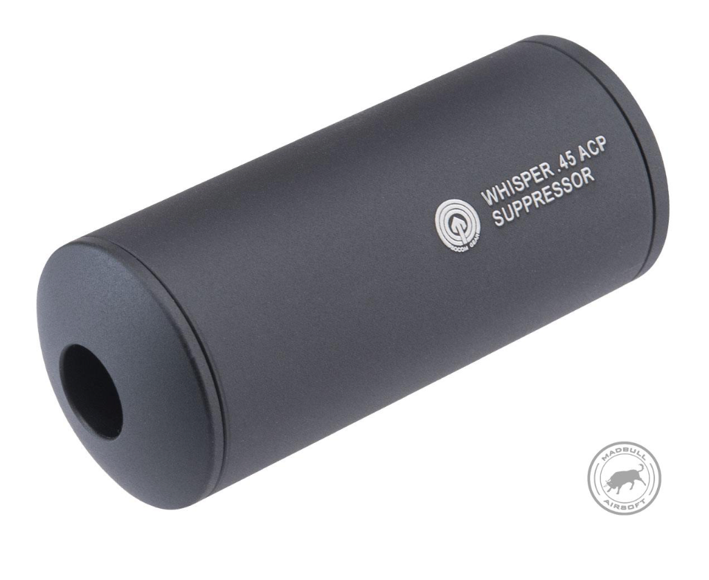 Madbull 14mm Negative "Whisper" Mock Suppressor for GBB