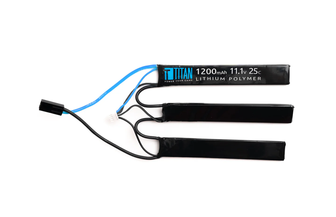 Titan 1200mAh 11.1v LiPo Triple Stick Tamiya