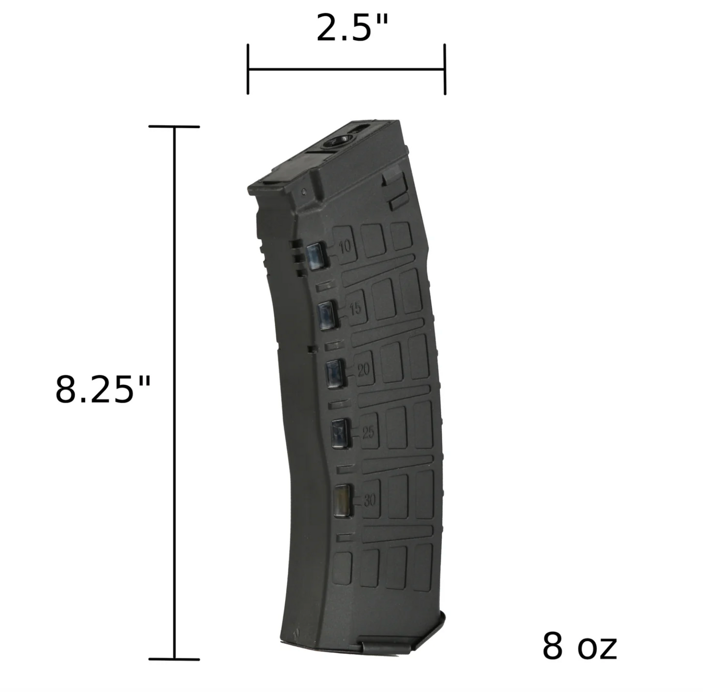 Arcturus AK12/AK74/AKM Polymer 550rds Hi-Cap Magazine