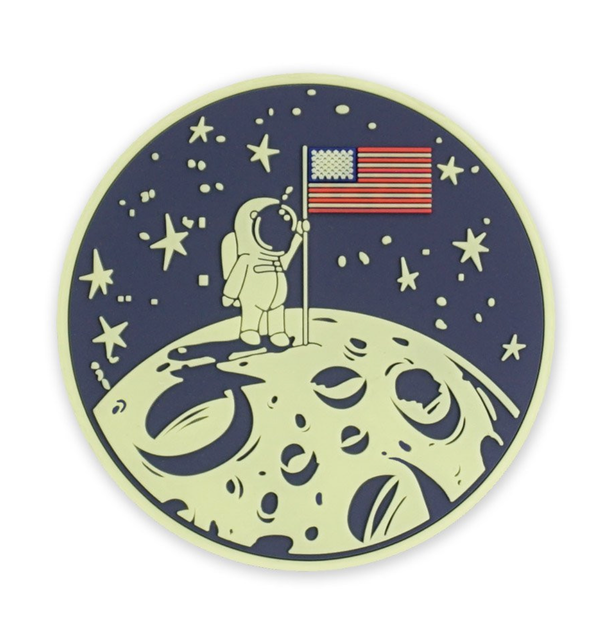 Prometheus Design Werx Man on the Moon PVC Morale Patch