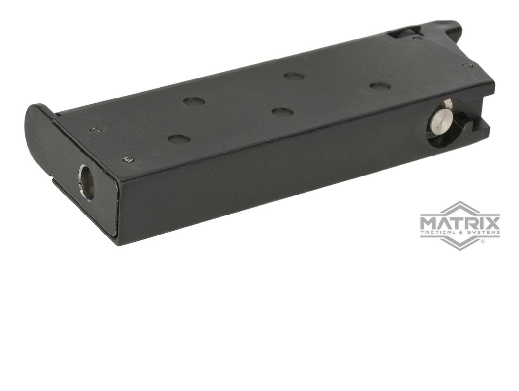 Matrix 18rd Magazine for Marui-Spec Detonics .45 GBB - BLK
