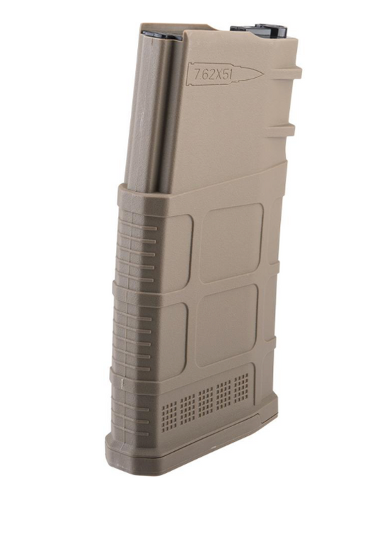 CYMA 110rd Polymer Mid-Cap AEG Magazine for SR-25 - Tan