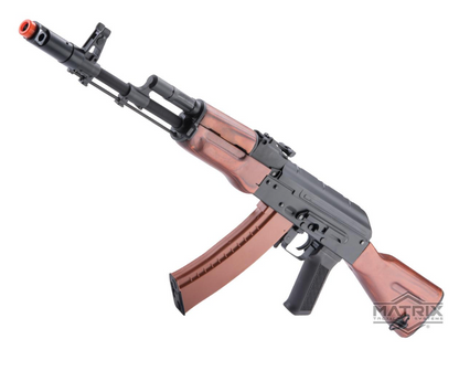 Matrix / S&T Stamped Steel AK-74N Real Wood - AEG