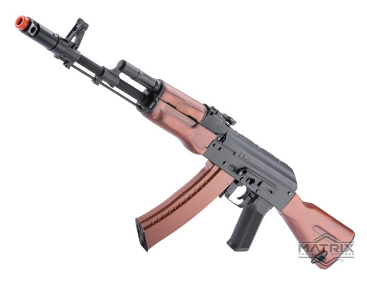Matrix / S&T Stamped Steel AK-74N Real Wood - AEG
