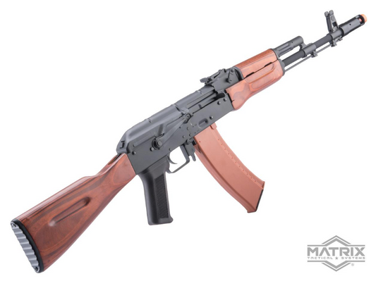 Matrix / S&T Stamped Steel AK-74N Real Wood - AEG