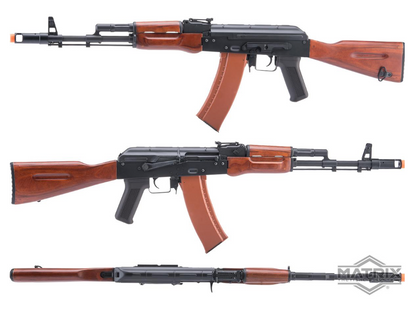 Matrix / S&T Stamped Steel AK-74N Real Wood - AEG