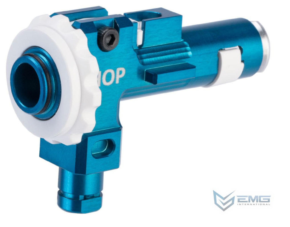 EMG x Retro Arms CNC Aluminum Rotary Hop-Up Unit for M4/M16 AEG (Color: Blue)
