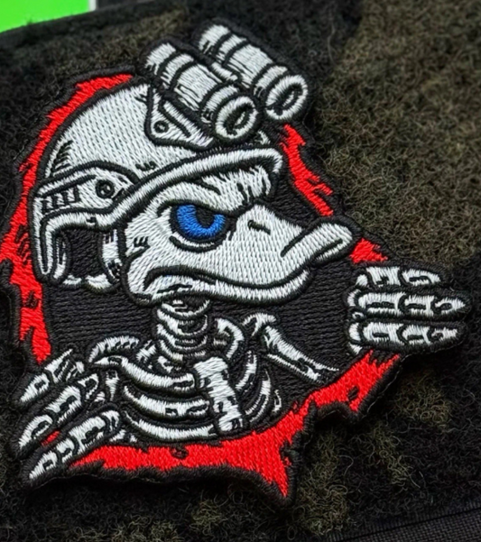 Dump Box ZFD® x Dangerous Goods® Zero Duck Thirty Skeleduck Morale Patch
