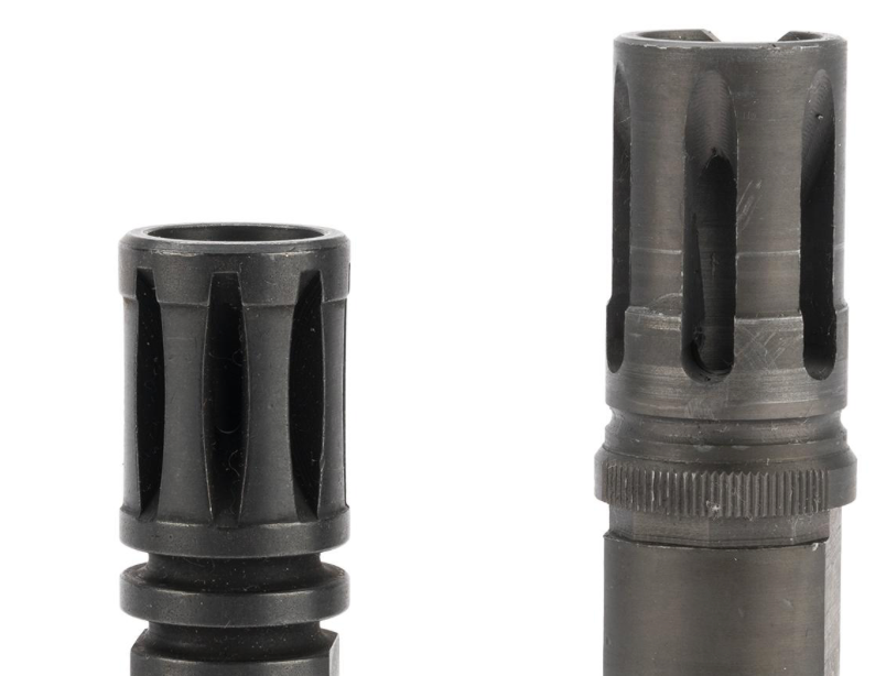 5KU SOCOM 556 Metal QD Mock Suppressor w/ Flash Hider ( 5", No Crown) - BLK