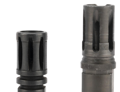 5KU SOCOM 556 Metal QD Mock Suppressor w/ Flash Hider ( 5", No Crown) - BLK