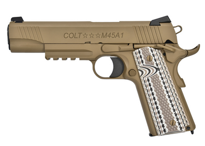 EMG Cybergun Colt 1911 Government Combat Unit T8 GBB - Tan
