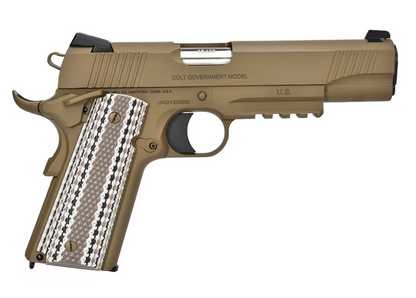 EMG Cybergun Colt 1911 Government Combat Unit T8 GBB - Tan