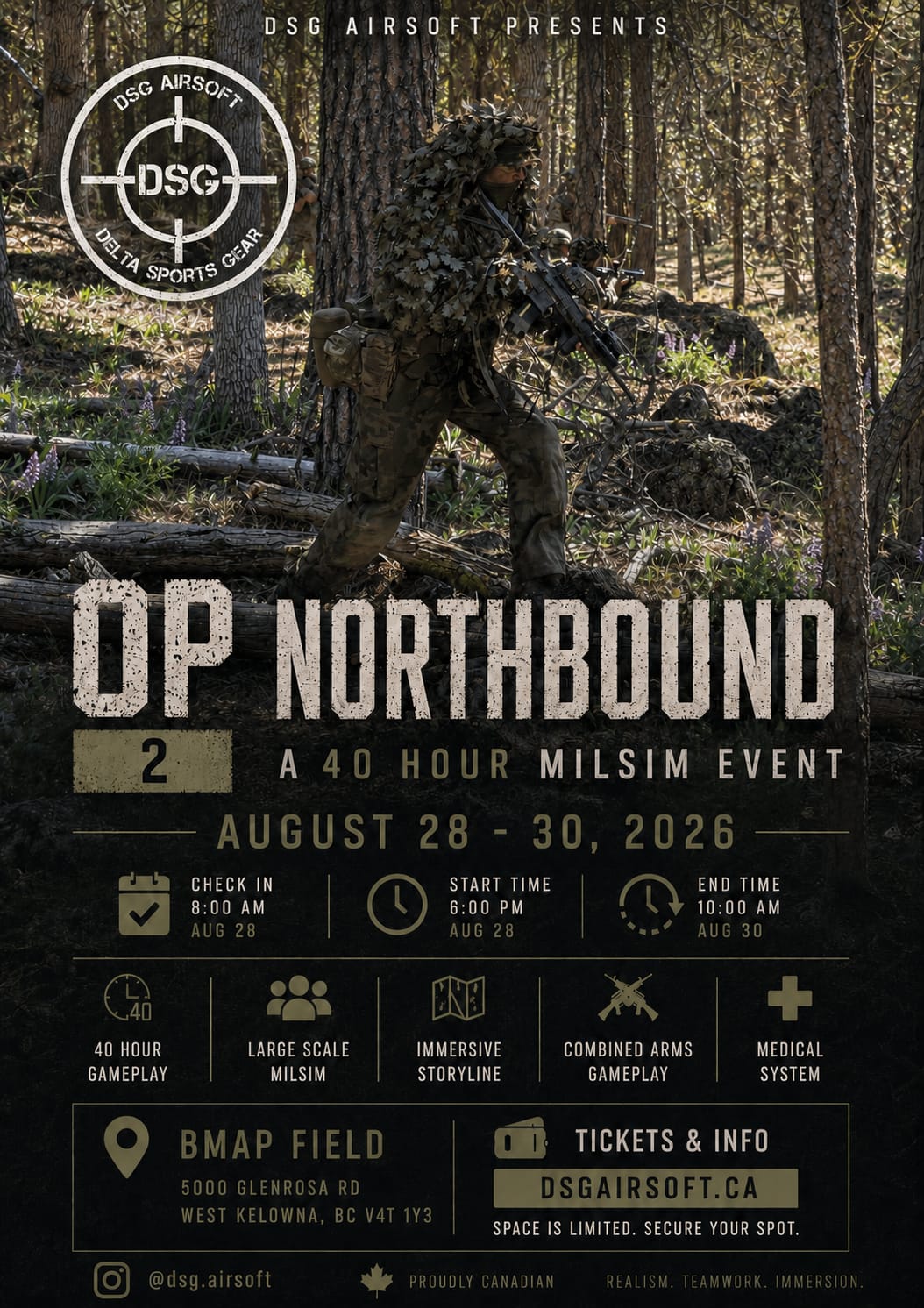2026-08-28: Milsim OP Northbound 2.0 - 40 Hour Milsim Aug 28-30th 2026