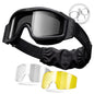 BSX - Tango Goggle Set - Thermal - Clear,Smoke,Yellow Lens - Black