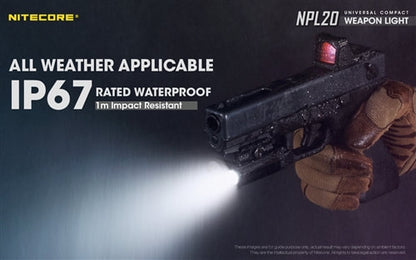 Nitecore Universal Compact Weapon Light - NPL20