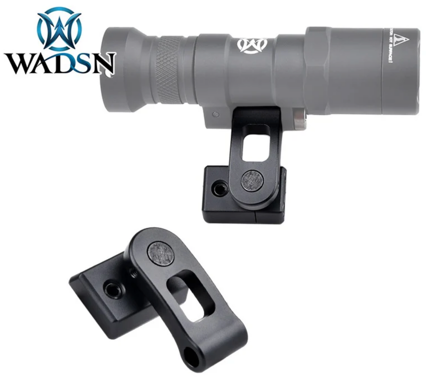WADSN M-Ax Mount for SF Flashlight on Helmet Rail