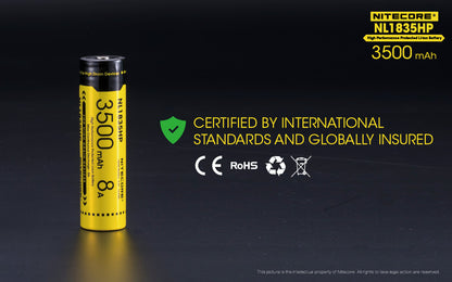 Nitecore High Performance Protected Li-Ion Battery - NL1835HP