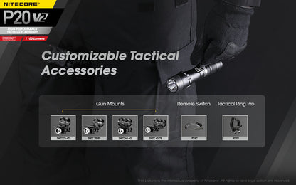 Nitecore P20 V2 Tactical LED Light