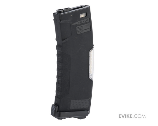 Evike BAMF GEN2 Polymer 450rd Hi-Cap Flash M4 Magazine - BLK