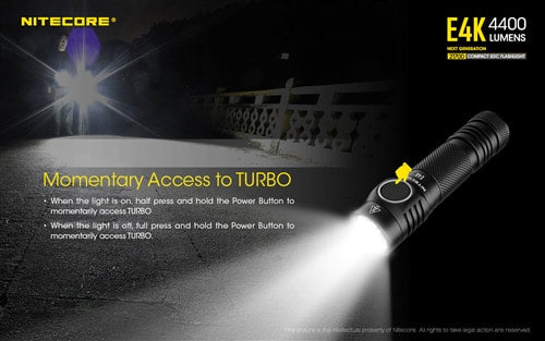 Nitecore 21700 Compact EDC Flashlight - E4K