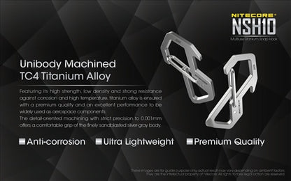 Nitecore Multi-Tool Snap Hook NSH10