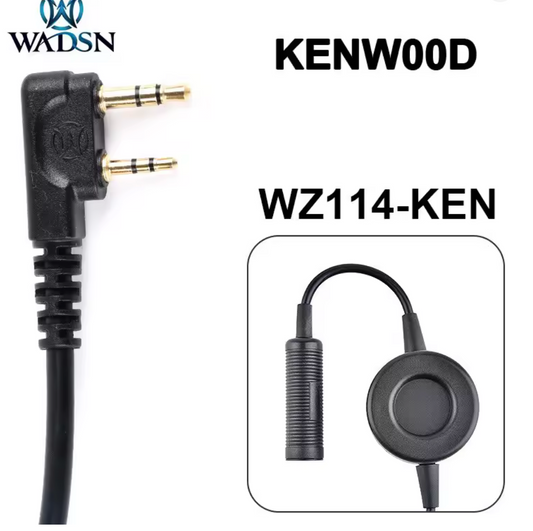 WADSN TCI Tactical PTT Military Standard Version - Kenwood