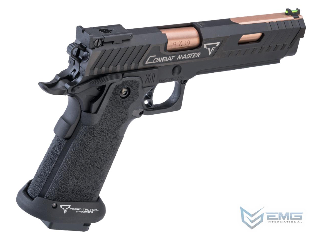 EMG TTI JW3 2011 Hicapa Combat Master w/ Custom Island Barrel - GBB