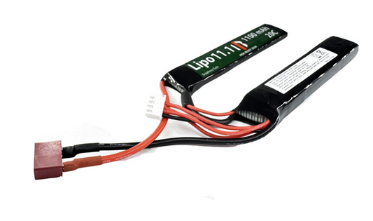 HRG - Crane Type - 11.1V LiPo 20C - 1100 mAh Deans Battery