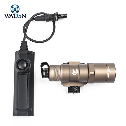 WADSN M300B Mini Scout Light w/Dual Function Tape Switch - FDE