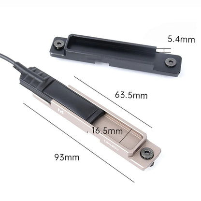 WADSN M-LOK & Keymod CNC Aluminum For Flashlight Pressure Pad