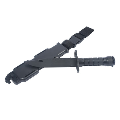 MP M9 Bayonet Plastic Toy Knife With Sheath Airsoft