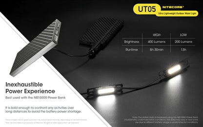 Nitecore UT05 Waist Belt Light