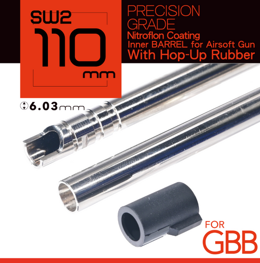 Unicorn GBB 110mm 6.03mm Inner Barrel For SHADOW2