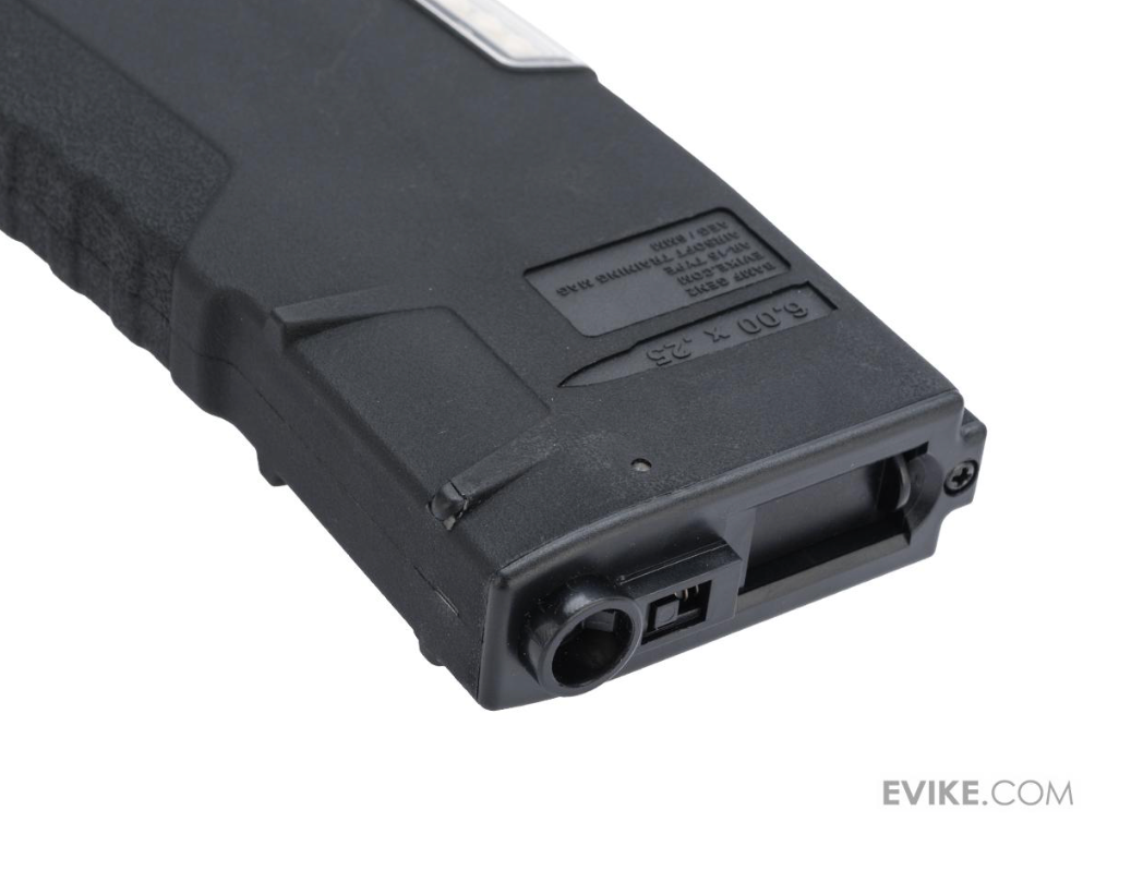 Evike BAMF GEN2 Polymer 450rd Hi-Cap Flash M4 Magazine - BLK