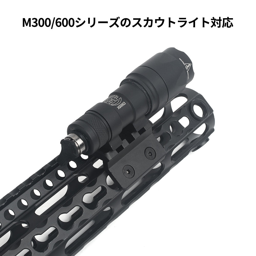 WADSN Offset Light Optic Picatinny Rail Mount - M-Lok & Keymod