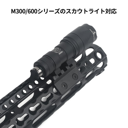 WADSN Offset Light Optic Picatinny Rail Mount - M-Lok & Keymod