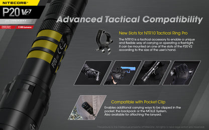 Nitecore P20 V2 Tactical LED Light