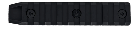 Echo1 Metal Airsoft KeyMod Rail Slot in Black