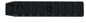 Echo1 Metal Airsoft KeyMod Rail Slot in Black
