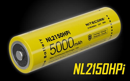 Nitecore High Drain 21700 i Series Battery - NL2150HPi