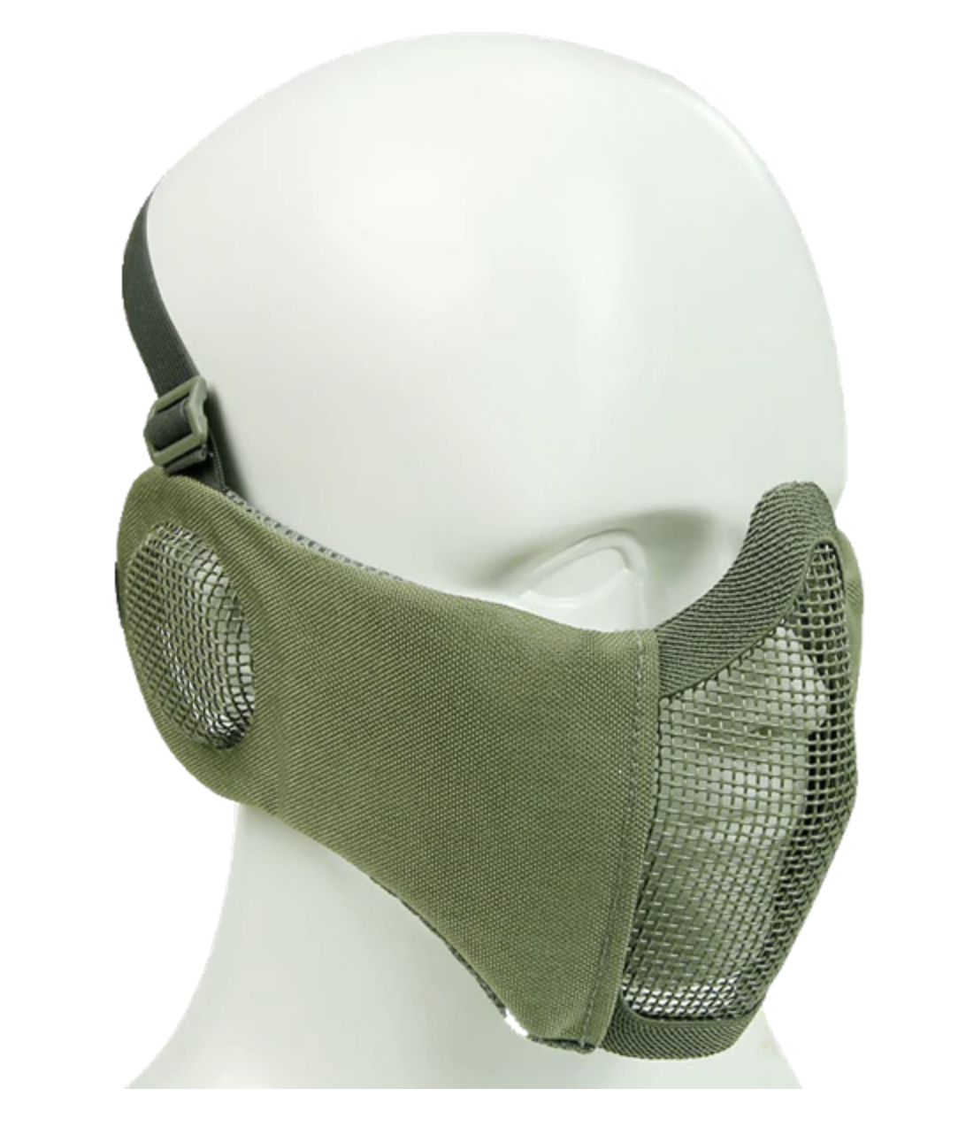 Bravo V4 Strike Metal Mesh Face Mask with Ear Protection