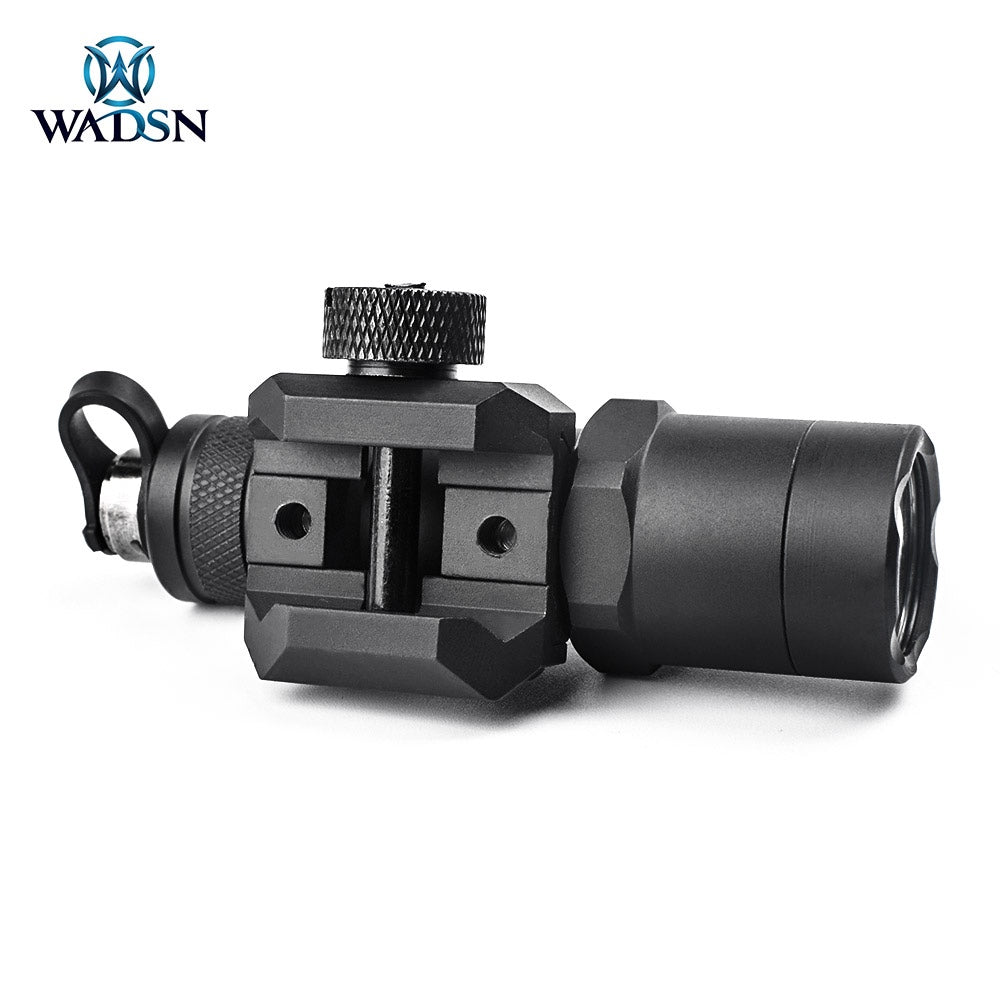 WADSN SF M300B Mini Scout Light w/Dual Function Tape Switch - BLK
