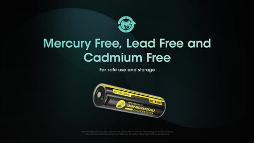 Nitecore 18650 USB-C Rechargeable Battery 3600mAh - NL1836R