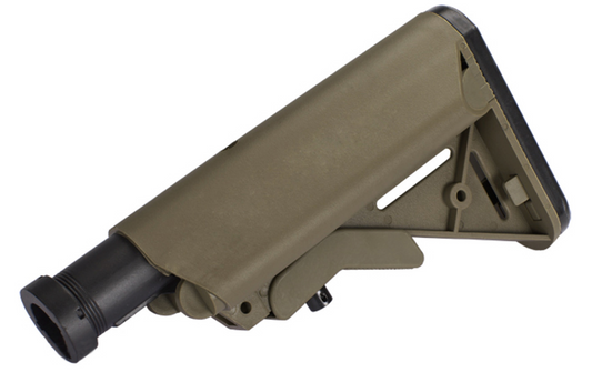 Crane Stock w/Metal Buffer Tube for M4 AEG (Color: Tan)