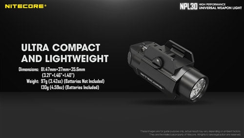 Nitecore NPL30 Weapon Light