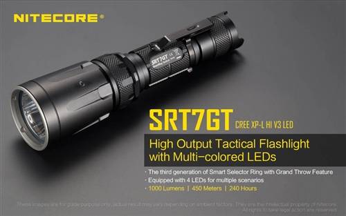 Nitecore SRT7GT Variable Tactical LED Light